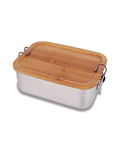 Stalowy lunch box 800 ml Somerton, srebrny - druga jakość