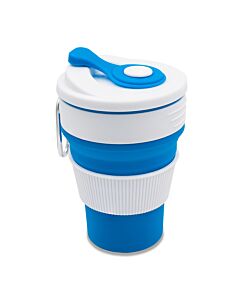 Kubek silikonowy 350 ml Flexi, niebieski
