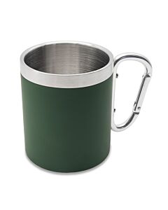 Kubek stalowy Magaro 300 ml, ciemnozielony