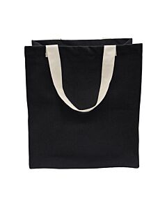 Torba z bawełny 340 g-m2 Lisburn, czarny