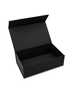 Duże składane pudełko prezentowe Brixton, czarny