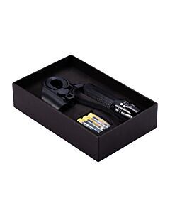 Latarka rowerowa Wheels Alight, czarny