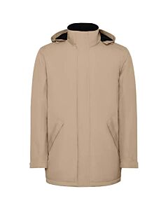 America męska ocieplana kurtka typu parka-Dark Sand