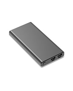 Power bank 10000 mAh Banco, grafitowy