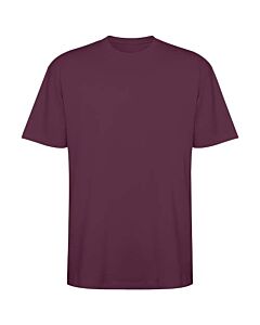 Koszulka Bull, unisex, oversize, z krótkim rękawem-Plum red