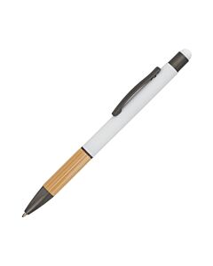 Długopis aluminiowy Kanuri, biały