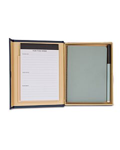Notes i planner w upominkowym pudełku Kampa, granatowy - druga jakość