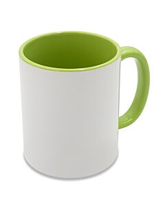 Kubek z powłoką sublimacyjną Gaeta 330 ml, jasnozielony