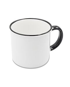 Kubek z powłoką sublimacyjną Ars 400 ml, czarny