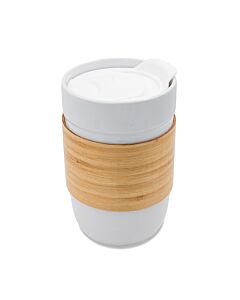 Kubek ceramiczny Skive 500 ml, biały