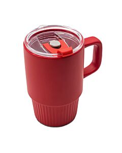 Kubek ceramiczny Azzurro 440 ml, czerwony
