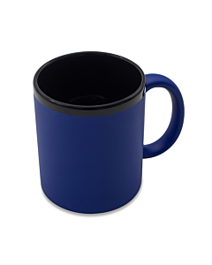 Kubek ceramiczny Velluto 350 ml, niebieski