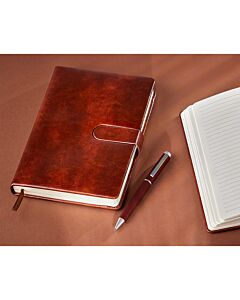 Notes Ricaso, brązowy