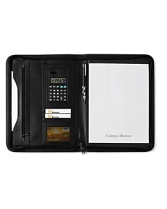 Teczka konferencyjna ok. A4 Charles Dickens&reg; z notatnikiem i kalkulatorem