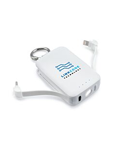 Power bank 4000 mAh, karabińczyk i lampka 1W | Dimetrice
