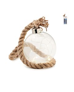 Szklana bombka lampka LED