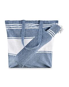 Torba plażowa i ręcznik hammam