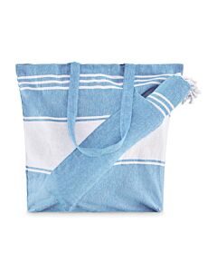 Torba plażowa i ręcznik hammam