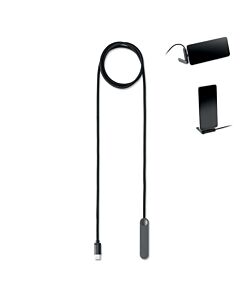 stojak na telefon z kablem USB-