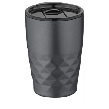 Kubek termiczny Geo 350 ml z izolacją próżniowo miedzianą-czarny