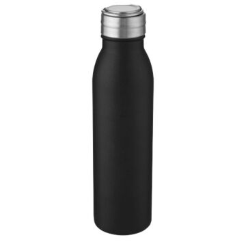 Bidon ze stali nierdzewnej Harper o pojemności 700 ml z metalową pętelką-niebieski