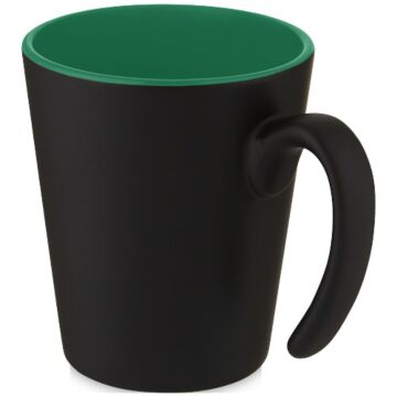 Oli 360 ml ceramic mug with handle-White