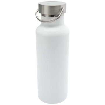Thor butelka na wodę o pojemności 500 ml wykonana ze stali nierdzewnej z certyfikatem RCS-Biały
