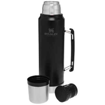 Stanley Classic butelka o pojemności 1000 ml-Czarny matowy