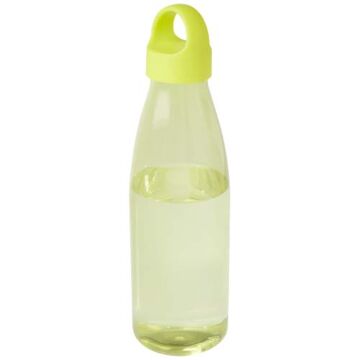 Bergen butelka na wodę o pojemności 800 ml z tworzyw sztucznych pochodzących z recyklingu-Limonka