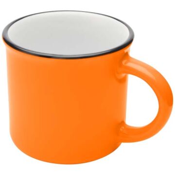 Bario kubek ceramiczny o pojemności 240 ml-Pomarańczowy