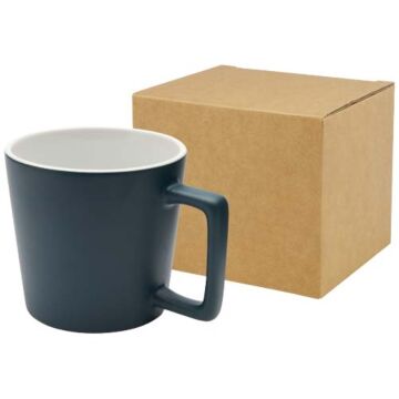 Cali Kubek ceramiczny o pojemności 370 ml z matowym wykończeniem-Deep Sea Green