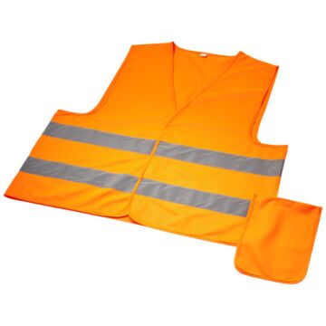 RFX™ Watch-out XL safety vest in pouch for professional use-Yellow