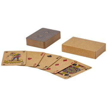 Ace zestaw kart do gry z papieru Kraft-Biały