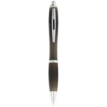 Nash ballpoint pen coloured barrel and black grip-Red