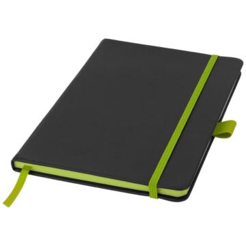 Colour-edge A5 hard cover notebook-Black