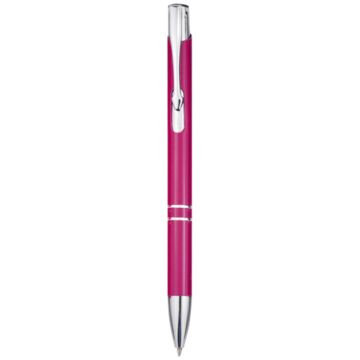 Moneta aluminium click ballpoint pen-Black