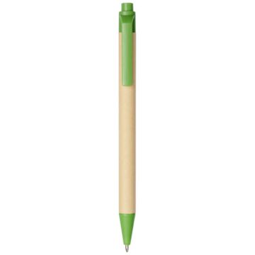 Berk recycled carton and corn plastic ballpoint pen-Black