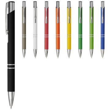 Moneta soft touch click ballpoint pen-Yellow