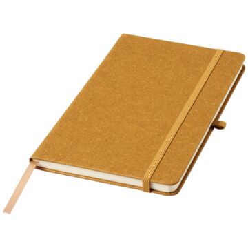 Atlana leather pieces notebook-Black
