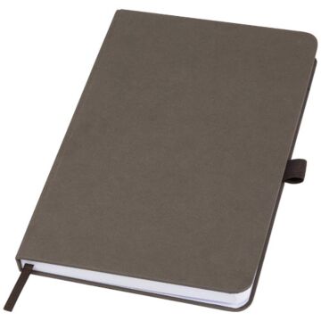 Fabianna crush paper hard cover notebook-White