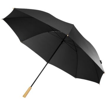 Wiatroodporny parasol golfowy 76 cm z PET z recyklingu Romee-Biały