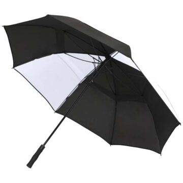 Jeff 30-calowy wiatroodporny parasol golfowy-Biały