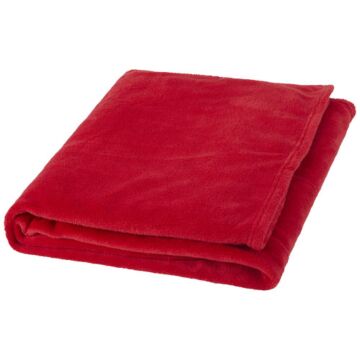 Bay extra soft coral fleece plaid blanket-Black