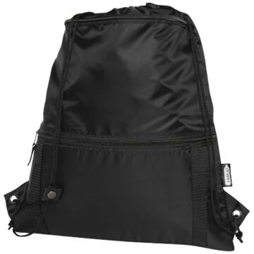 Adventure recycled insulated drawstring bag 9L-White