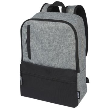 Reclaim 15-calowy plecak na laptopa 14 l z recyklingu-czarny