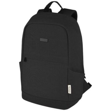 Joey 15.6" GRS recycled canvas anti-theft laptop backpack 18L-Blue