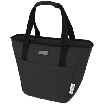 Joey 9-can GRS recycled canvas lunch cooler bag 6L-Blue