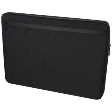 Rise etui na laptopa o przekątnej 15,6 cali z tworzywa sztucznego pochodzącego z recyklingu z certyfikatem GRS-Czarny