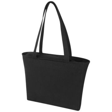 Weekender torba na zakupy z materiału z recyklingu o gramaturze 500 g-m²-Biały