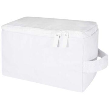 Organizer na przybory toaletowe z materiałów recyklingowanych Pack 500 g-m² Aware™ -Biały